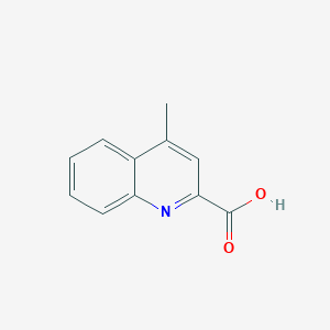 molecular formula C11H9NO2 B1300011 4-Methylquinoline-2-carboxylic acid CAS No. 40609-76-5