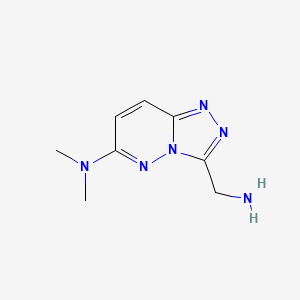 3-(aminomethyl)-N,N-dimethyl-[1,2,4]triazolo[4,3-b]pyridazin-6-amine