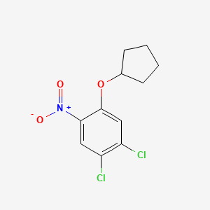 1,2-Dichloro-4-(cyclopentyloxy)-5-nitrobenzene