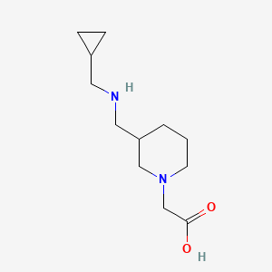 2-(3-(((Cyclopropylmethyl)amino)methyl)piperidin-1-yl)aceticacid