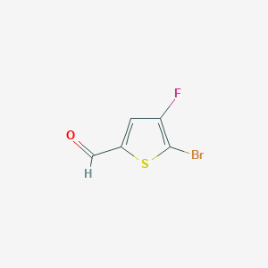 5-Bromo-4-fluorothiophene-2-carbaldehyde