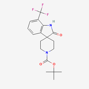 tert-Butyl 2-oxo-7-(trifluoromethyl)spiro[indoline-3,4'-piperidine]-1'-carboxylate