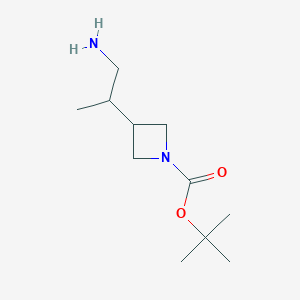 Tert-butyl 3-(1-aminopropan-2-yl)azetidine-1-carboxylate