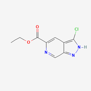 Ethyl 3-chloro-1H-pyrazolo[3,4-c]pyridine-5-carboxylate