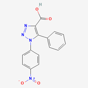 1-(4-Nitrophenyl)-5-phenyl-[1,2,3]triazole-4-carboxylic acid