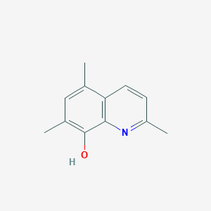 molecular formula C12H13NO B1300026 2,5,7-三甲基喹啉-8-醇 CAS No. 6759-80-4