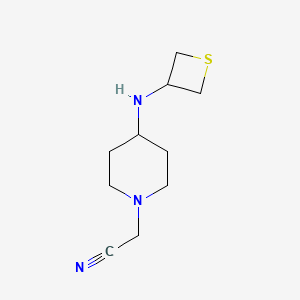 2-(4-(Thietan-3-ylamino)piperidin-1-yl)acetonitrile