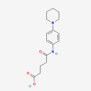 4-(4-Piperidin-1-yl-phenylcarbamoyl)-butyric acid