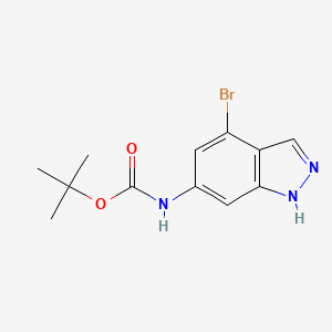 tert-butyl N-(4-bromo-1H-indazol-6-yl)carbamate