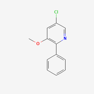 5-Chloro-3-methoxy-2-phenylpyridine