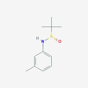 (R)-2-Methyl-N-(m-tolyl)propane-2-sulfinamide