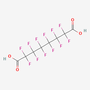 molecular formula C8H2F12O4 B1300037 Dodecafluorosuberic acid CAS No. 678-45-5