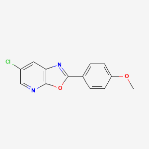 6-Chloro-2-(4-methoxyphenyl)oxazolo[5,4-b]pyridine