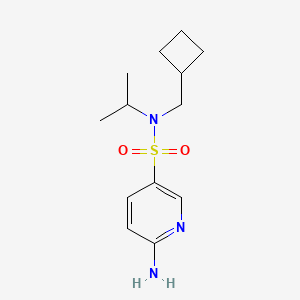 6-Amino-N-(cyclobutylmethyl)-N-isopropylpyridine-3-sulfonamide