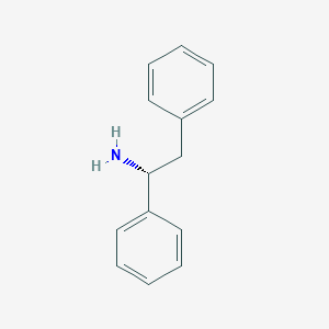 molecular formula C14H15N B1300050 (1R)-1,2-二苯乙胺 CAS No. 34645-25-5