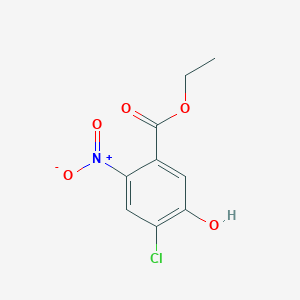 Ethyl 4-chloro-5-hydroxy-2-nitrobenzoate