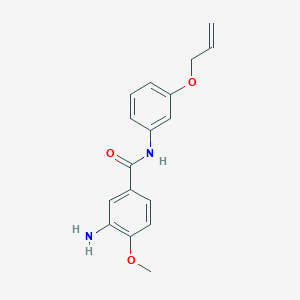 N-(3-(Allyloxy)phenyl)-3-amino-4-methoxybenzamide