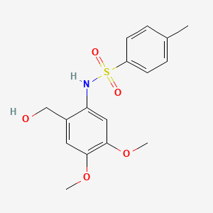 N-(2-(Hydroxymethyl)-4,5-dimethoxyphenyl)-4-methylbenzenesulfonamide