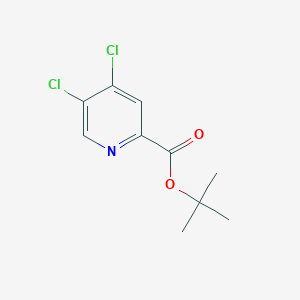 molecular formula C10H11Cl2NO2 B13000555 tert-Butyl 4,5-dichloropicolinate 