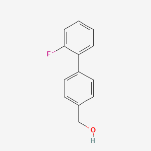 molecular formula C13H11FO B1300061 4-(2-氟苯基)苄醇 CAS No. 773872-57-4