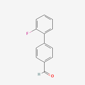 molecular formula C13H9FO B1300064 2'-氟联苯-4-甲醛 CAS No. 57592-42-4