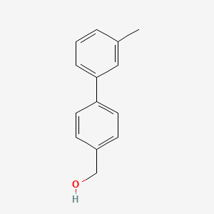 molecular formula C14H14O B1300070 (3'-甲基-[1,1'-联苯]-4-基)甲醇 CAS No. 773872-33-6