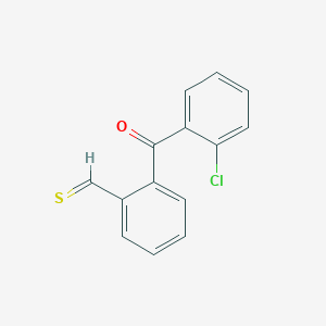 molecular formula C14H9ClOS B13000707 2-(2-Chlorobenzoyl)benzothialdehyde 