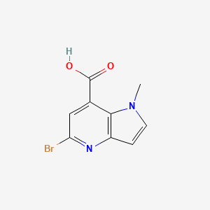 5-bromo-1-methyl-1H-pyrrolo[3,2-b]pyridine-7-carboxylicacid