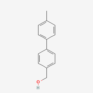 molecular formula C14H14O B1300075 (4'-甲基-[1,1'-联苯]-4-基)甲醇 CAS No. 79757-92-9