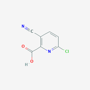 6-Chloro-3-cyanopicolinic acid