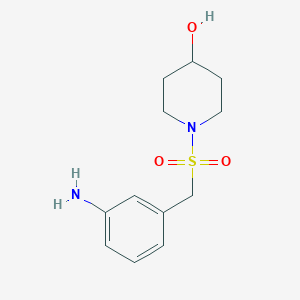 1-((3-Aminobenzyl)sulfonyl)piperidin-4-ol