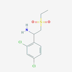 1-(2,4-Dichlorophenyl)-2-(ethylsulfonyl)ethanamine