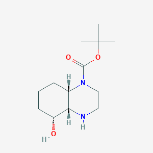 tert-Butyl (4aS,5R,8aS)-5-hydroxyoctahydroquinoxaline-1(2H)-carboxylate