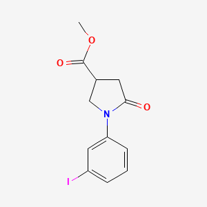 Methyl 1-(3-iodophenyl)-5-oxopyrrolidine-3-carboxylate