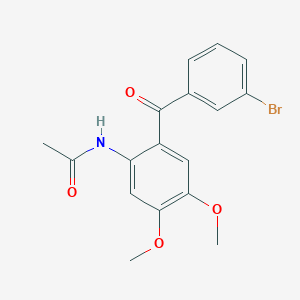 N-(2-(3-Bromobenzoyl)-4,5-dimethoxyphenyl)acetamide