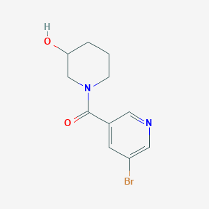 (5-Bromopyridin-3-yl)(3-hydroxypiperidin-1-yl)methanone