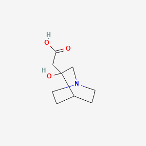 2-(3-Hydroxyquinuclidin-3-yl)acetic acid