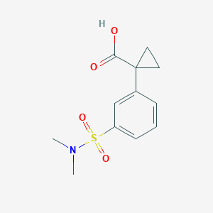 1-(3-(N,N-Dimethylsulfamoyl)phenyl)cyclopropanecarboxylic acid