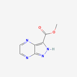 methyl1H-pyrazolo[3,4-b]pyrazine-3-carboxylate