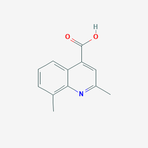 molecular formula C12H11NO2 B1300091 2,8-二甲基喹啉-4-羧酸 CAS No. 609822-00-6