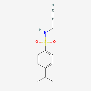 molecular formula C12H15NO2S B13000916 4-Isopropyl-N-(prop-2-yn-1-yl)benzenesulfonamide 