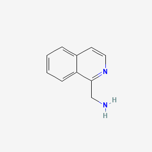 molecular formula C10H10N2 B1300095 Isoquinolin-1-ylmethanamine CAS No. 40615-08-5
