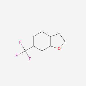 molecular formula C9H13F3O B13000956 6-(Trifluoromethyl)octahydrobenzofuran 