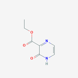 molecular formula C7H8N2O3 B13000964 Ethyl 3-hydroxypyrazine-2-carboxylate 