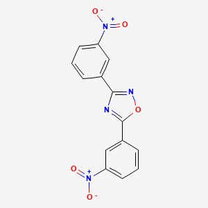 molecular formula C14H8N4O5 B1300098 3,5-双(3-硝基苯基)-1,2,4-噁二唑 CAS No. 74229-71-3