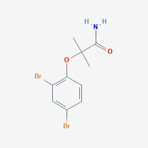 2-(2,4-Dibromophenoxy)-2-methylpropanamide