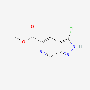 Methyl 3-chloro-1H-pyrazolo[3,4-c]pyridine-5-carboxylate