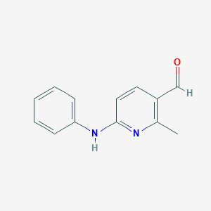 2-Methyl-6-(phenylamino)nicotinaldehyde