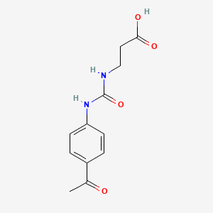 3-(3-(4-Acetylphenyl)ureido)propanoic acid