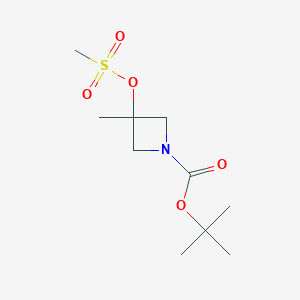 Tert-butyl3-(methanesulfonyloxy)-3-methylazetidine-1-carboxylate